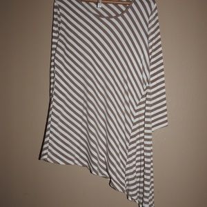 angled oversized blouse/dress